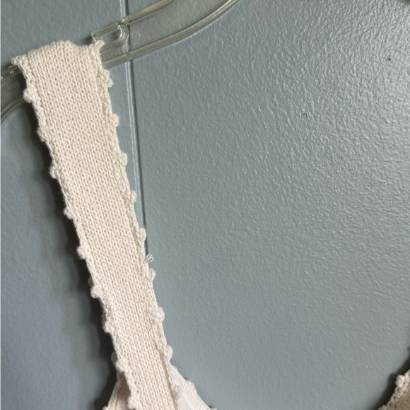 ABERCROMBIE WHITE CROCHET TANK TOP BODYCON MINI DRESS SMALL - Picture 6 of 6